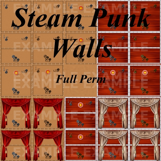 Eternal Creativity ~ Steam Punk Walls pack 2