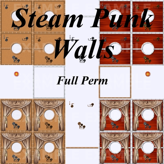 Eternal Creativity ~ Steam Punk Walls pack 3