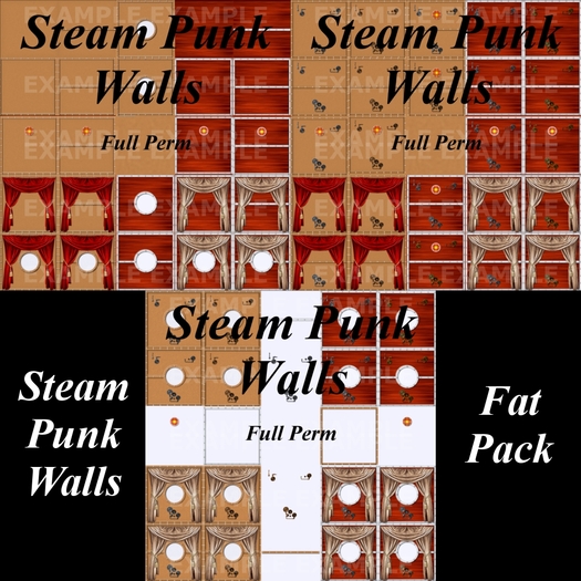 Eternal Creativity ~ Steam Punk Walls fat pack