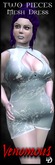 Dare Designs: Venomous - silver mesh dress