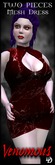 Dare Designs: Venomous - blood mesh dress