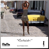 MoMo - Ruhaidri dress  (strapless & ruffled) beige