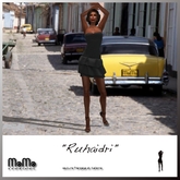 MoMo - Ruhaidri dress  (strapless & ruffled) anthracite