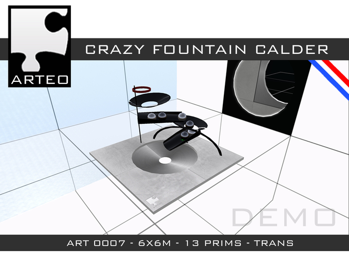 ART 0007D -  CRAZY FOUNTAIN CALDER DEMO (Boxed)
