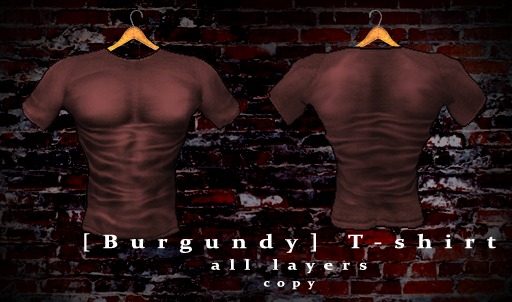 Burgundy T-shirt