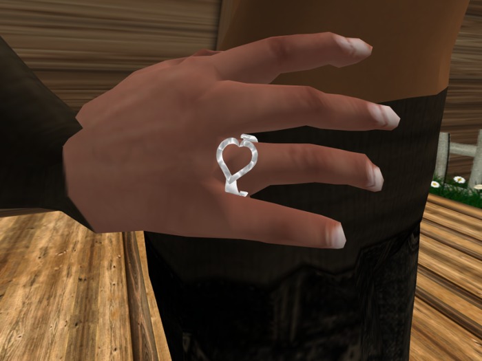 Open Heart Ring - Diamond