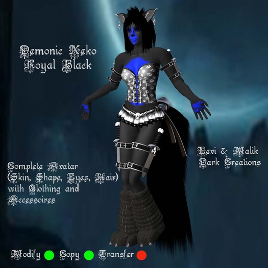 Demonic Neko Royal Black
