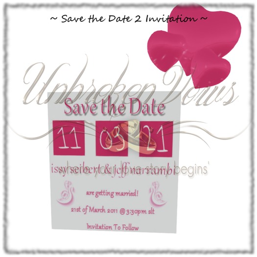 Save the Date 2