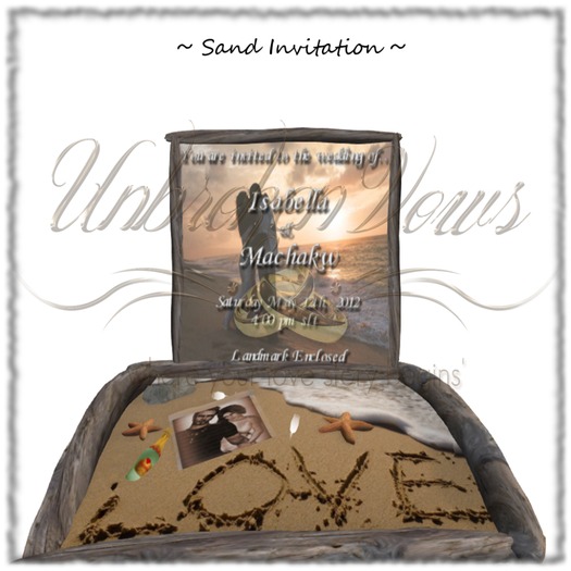 Sand Invitation