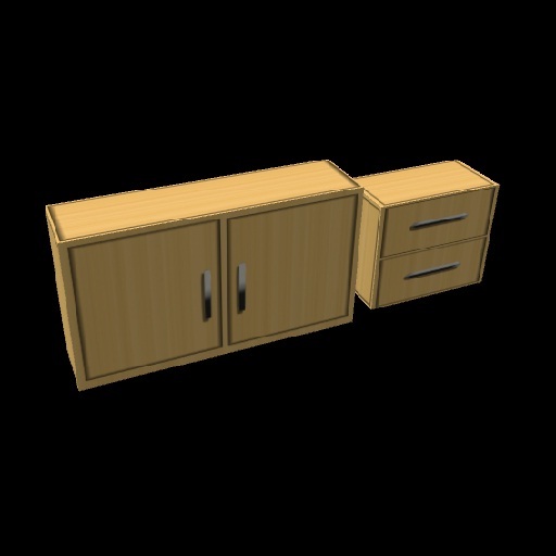 2 Piece Pine Bedroom Set