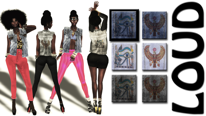 LOUD Ladies Horus Regular Denim Vest