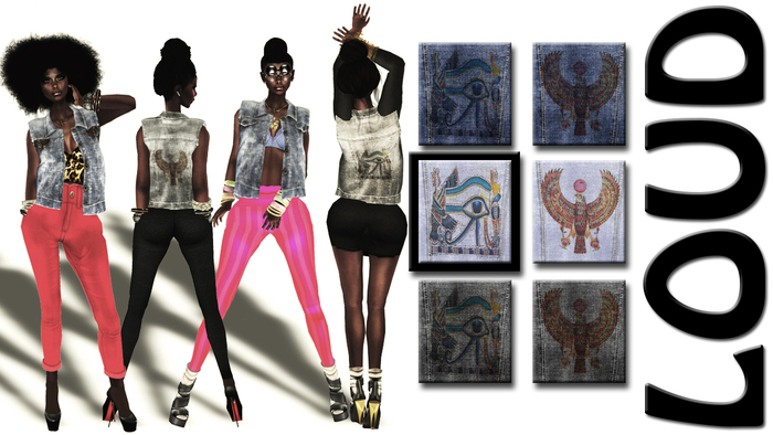 LOUD Ladies Horus Light Denim Vest