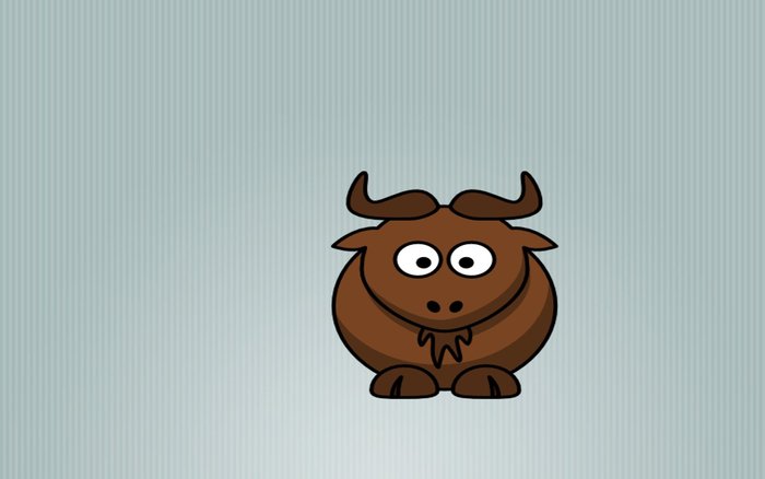 Wildebeest (Gnu) Wall Decal