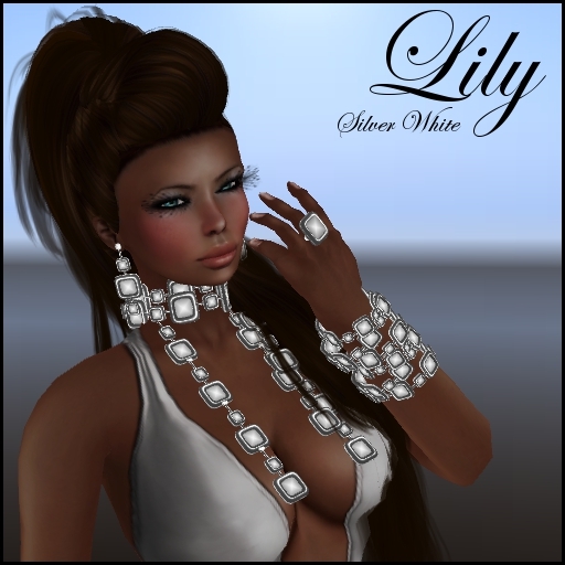 LILY  -SILVER WHITE