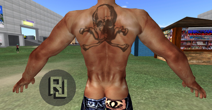 DreamWorld Creations - Pirate Skull Tattoo