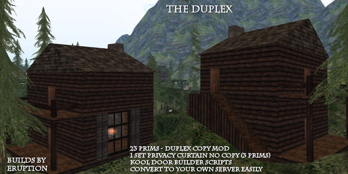 Rustic Duplex Housing