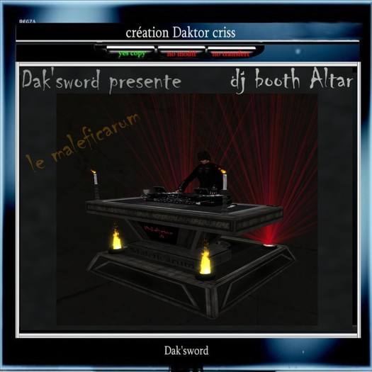 dj booth maleficarum........