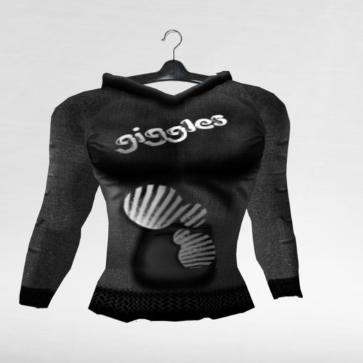 FULL PERM BLACK HOODIE - 10L