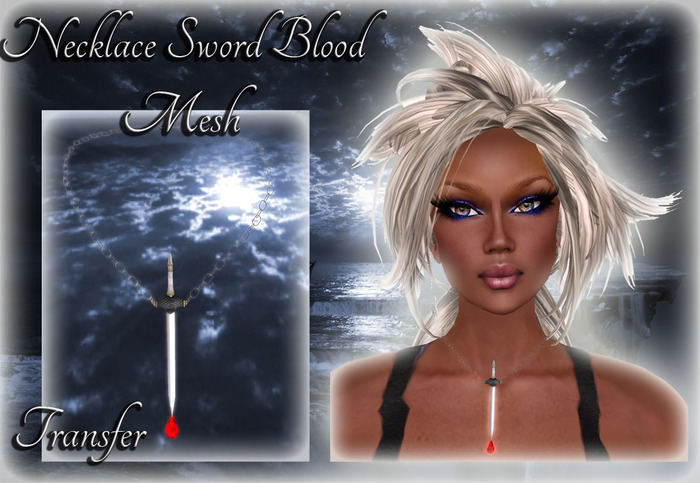 LSR - Necklace Sword Blood Mesh