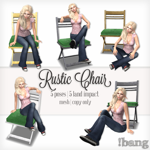 !bang - rustic chair {charcoal}