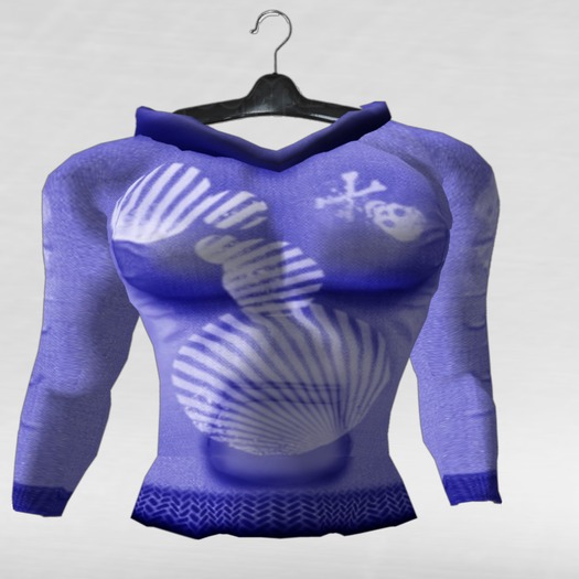 FULL PERM BLUE HOODIE - 10L