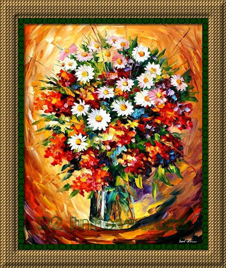 Colorful Bouquet Green