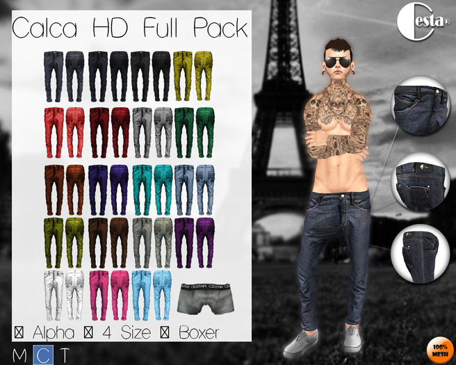 Full Pack " Calca HD " 50% OFF
