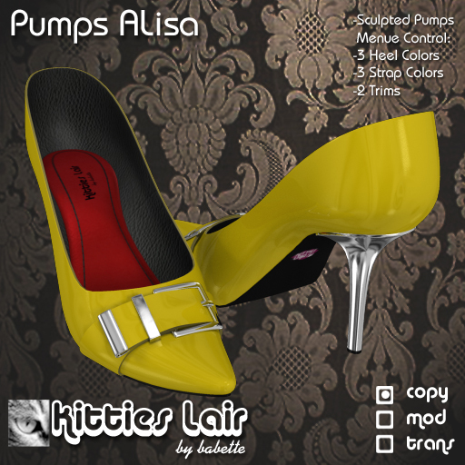 *KL* Pumps Alisa Yellow