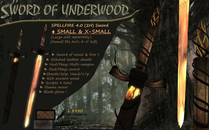 SWORD OF UNDERWOOD (SF-2H) Sm & Xsm