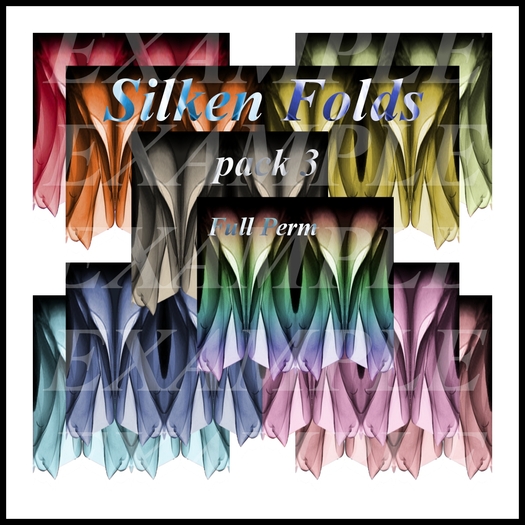 Eternal Creativity ~ Silken Folds pack 3