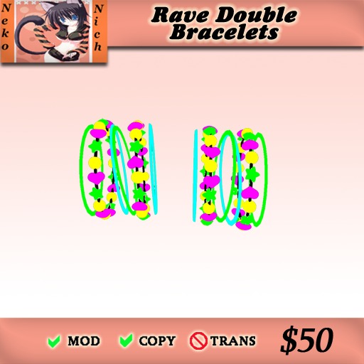 Rave double bracelets
