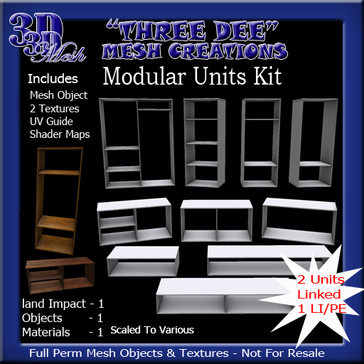 TD Mesh Modular Units Kit