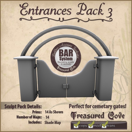 -TC- Entrances Pack 3 Clearance Priced