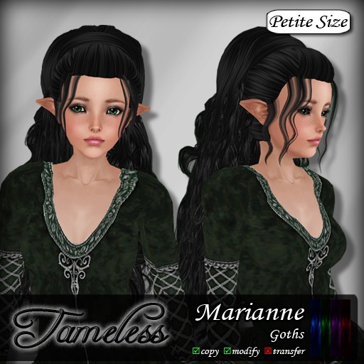 Tameless Hair Marianne (petite) - Goths