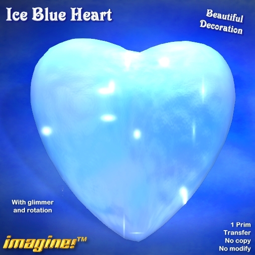 Imagine! Creations: Ice Blue Heart 