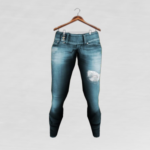 FULL PERM RIPPED PANTS 2 - 10L