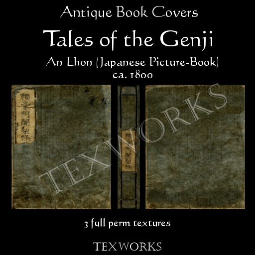 MD Antique Book cover Tales of the Genji 1800 (Boxed)
