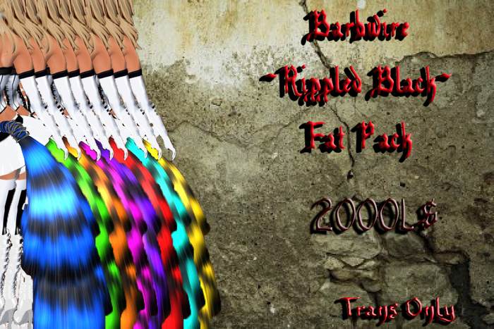 [Barbwire Tail]~Black Ripple~FAT PACK(Boxed)