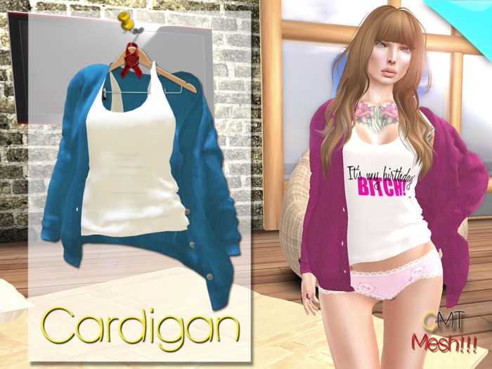 .::[NerdMonkey*Clothes] - [Cardigan blue]::.  