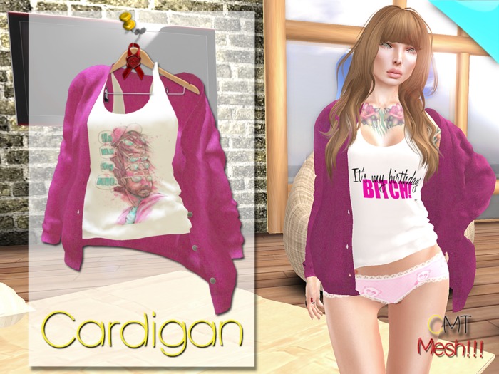 .::[NerdMonkey*Clothes] - [Cardigan Dude]::. 