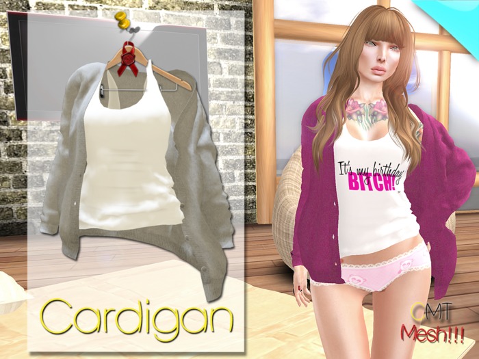 .::[NerdMonkey*Clothes] - [Cardigan grey]::. 
