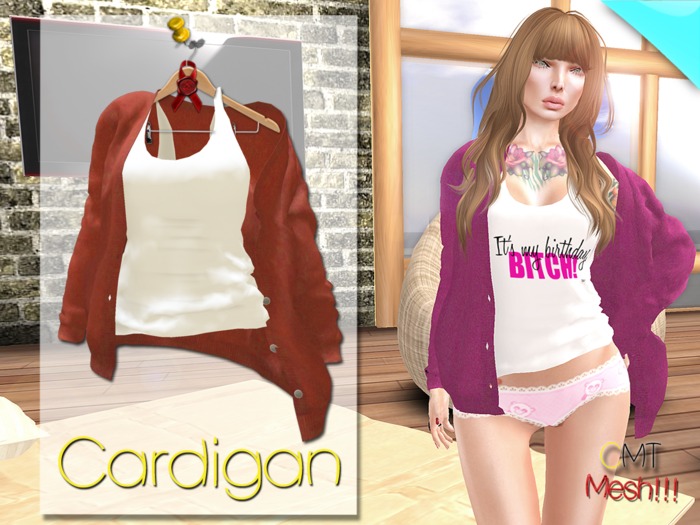 .::[NerdMonkey*Clothes] - [Cardigan orange]::. 