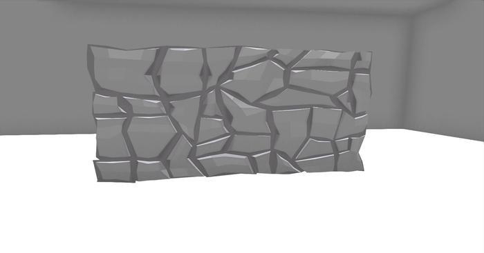 [EX] Stone mesh wall
