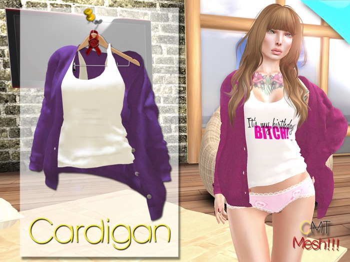 .::[NerdMonkey*Clothes] - [Cardigan purple]::.  