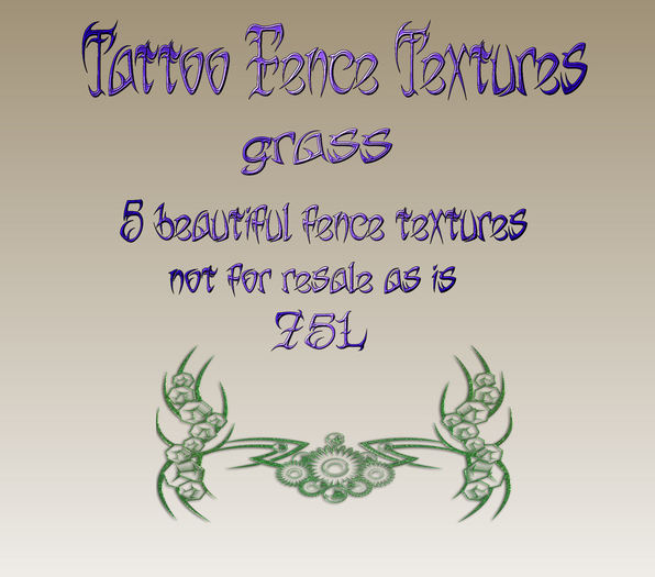 tattoo fences  grass