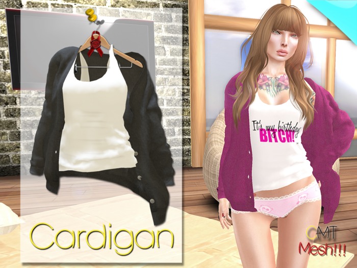 .::[NerdMonkey*Clothes] - [Cardigan black]::. 