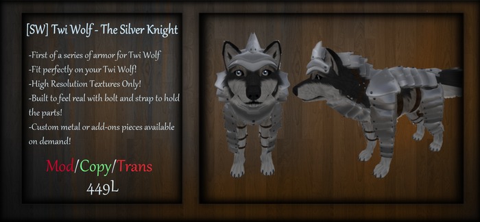 [SW] Twi Wolf - Silver Knight Armor
