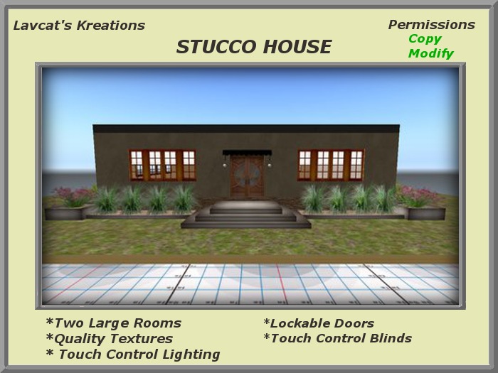 LAVCAT'S STUCCO HOUSE