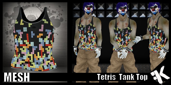 FK! - Tetris tank top