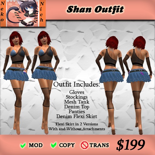 *Shan* Denim Mini